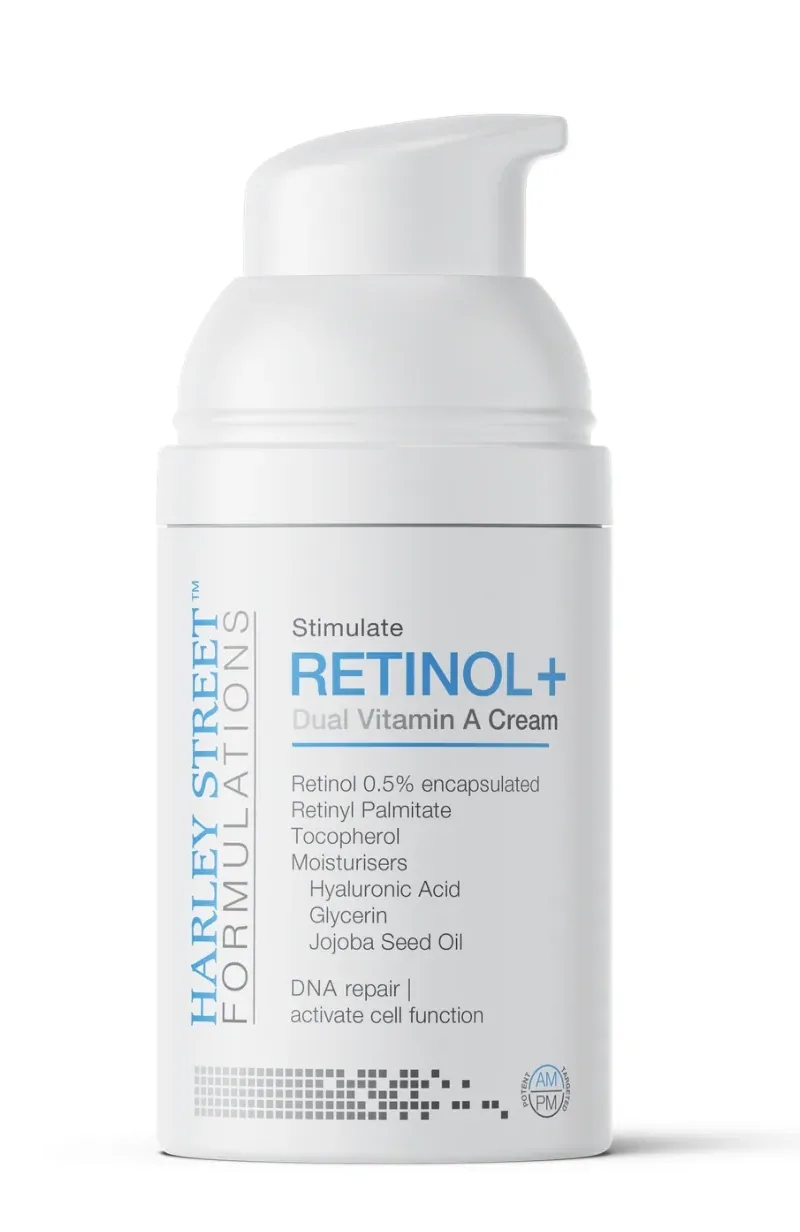 Stimulate RE Dual Retinol Cream by Harley Street Formulations — 0.5% Retinol and Retinyl Palmitate