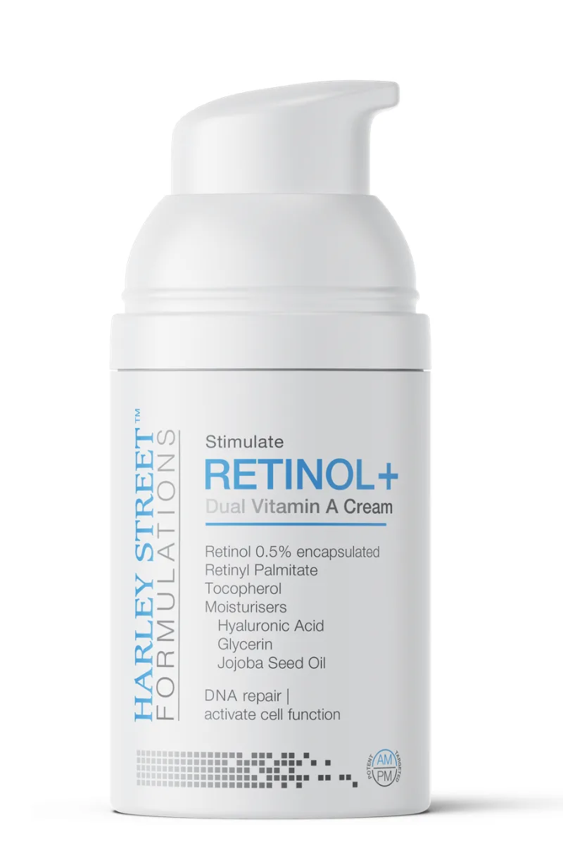 Stimulate RE Dual Retinol Cream by Harley Street Formulations — 0.5% Retinol and Retinyl Palmitate