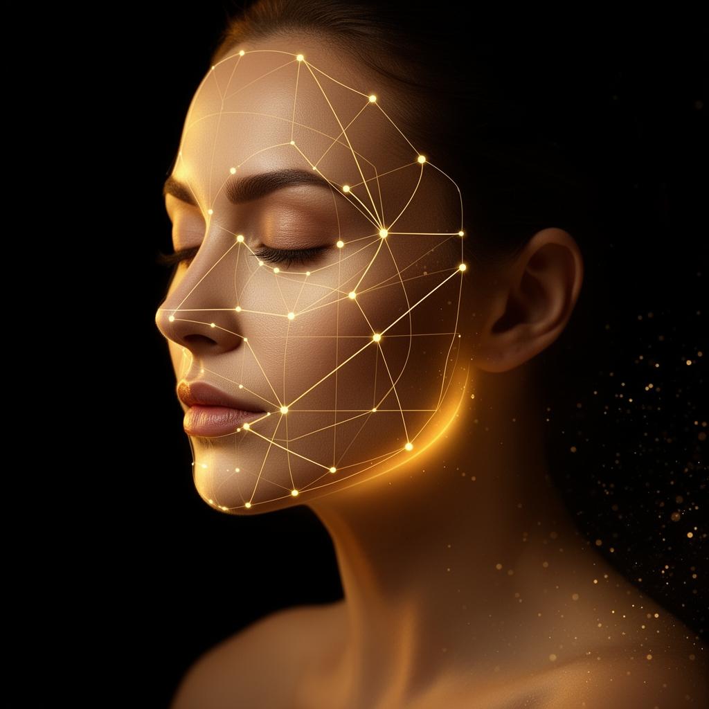 Premium medical aesthetic — facial harmony mapping at Cosmedocs Harley Street